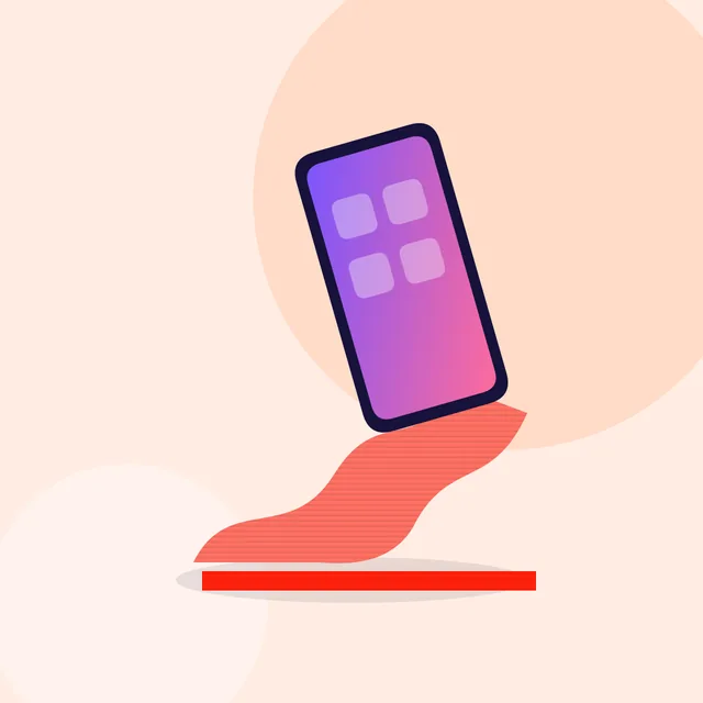 Wave Telefon Standı – Mercan